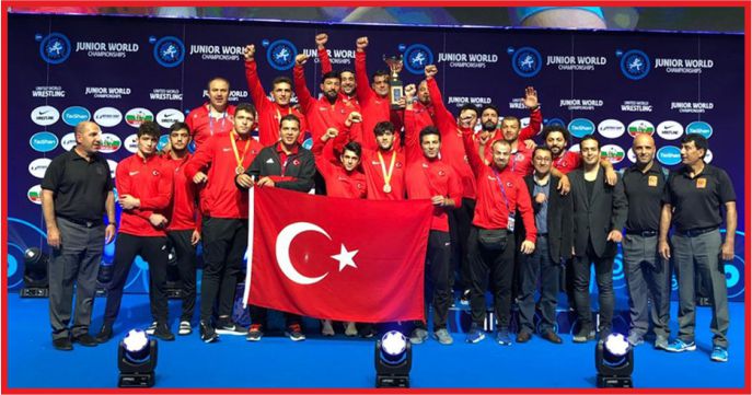 GÜREŞ ŞAMPİYONASINDA TÜRKİYE DÜNYA ÜÇÜNCÜSÜ