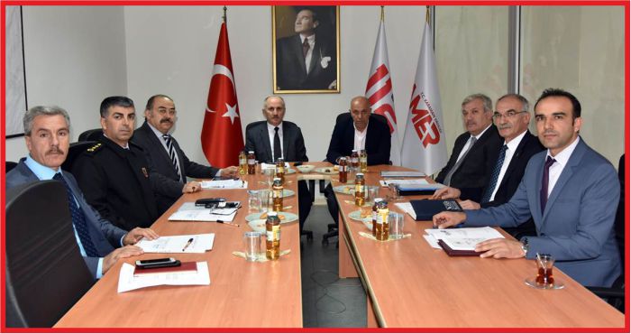 İL GÜVENLİK VE ACİL DURUMLAR KOORDİNASYON MERKEZİ TOPLANDI