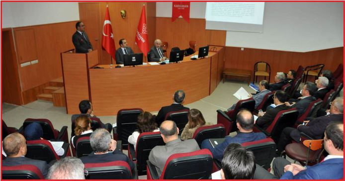 İL İDARE ŞUBE BAŞKANLARI VALİ MERAL BAŞKANLIĞINDA TOPLANDI