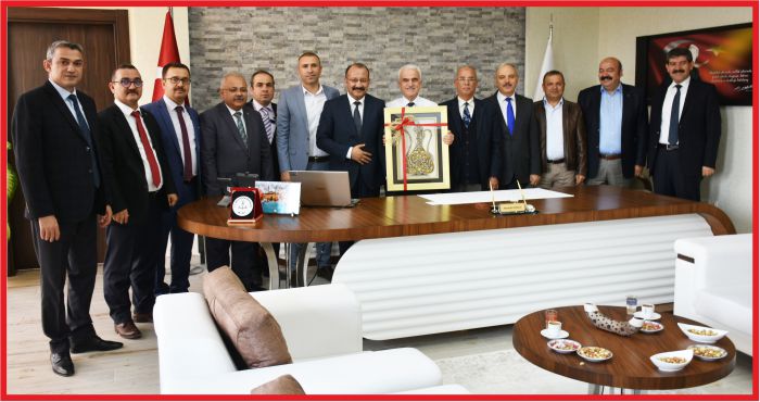 İL MÜDÜRLERİNDEN KUNTOĞLU’NA HAYIRLI OLSUN ZİYARETİ