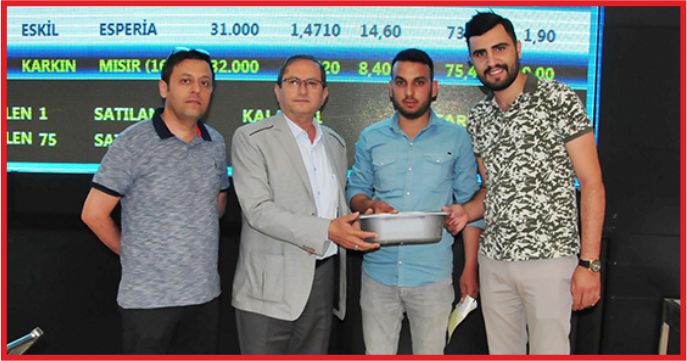 İLK ARPA 15,5 LİRADAN SATILDI