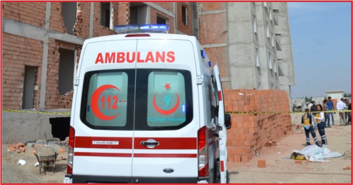 İNŞAATDAN DÜŞEN İŞÇİ ÖLDÜ
