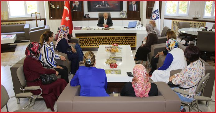 KADIN MUHTAR ADAYLARINDAN ZİYARET