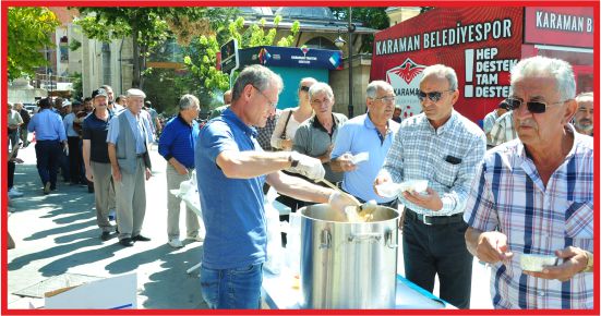 KARAMAN BELEDİYESİ’NDEN AŞURE İKRAMI