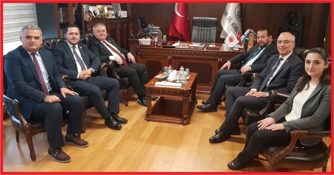 KARAMAN HEYETİNDEN TÜRK DİL KURUMUNA ZİYARET