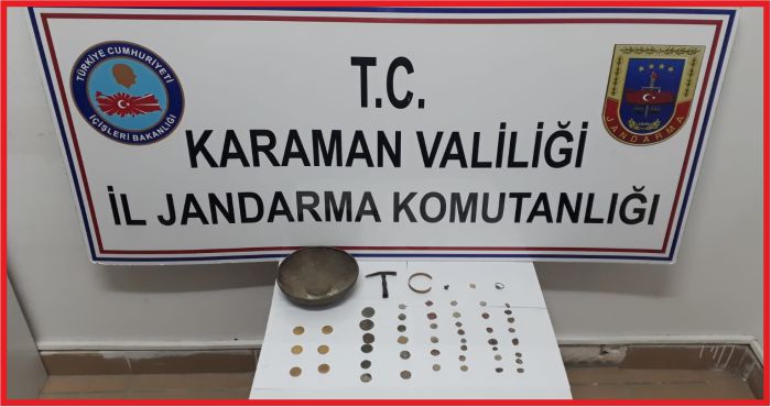 KARAMAN'DA TARİHİ ESER OPERASYONU