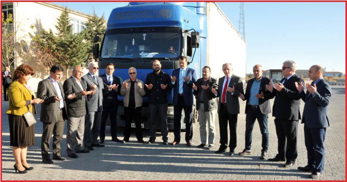 KARAMAN’DAN SURİYE’YE YARDIM ELİ UZANDI