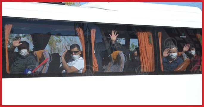 KARANTİNA SÜRESİ DOLANLAR EVLERİNE GÖNDERİLDİ