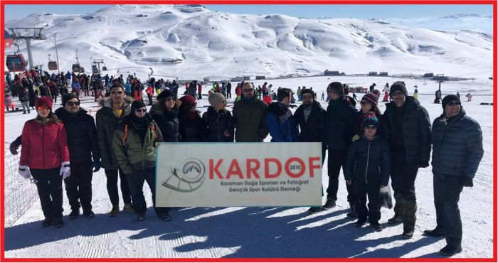 KARDOF'LA ERCİYES'TE KAYAK KEYFİ