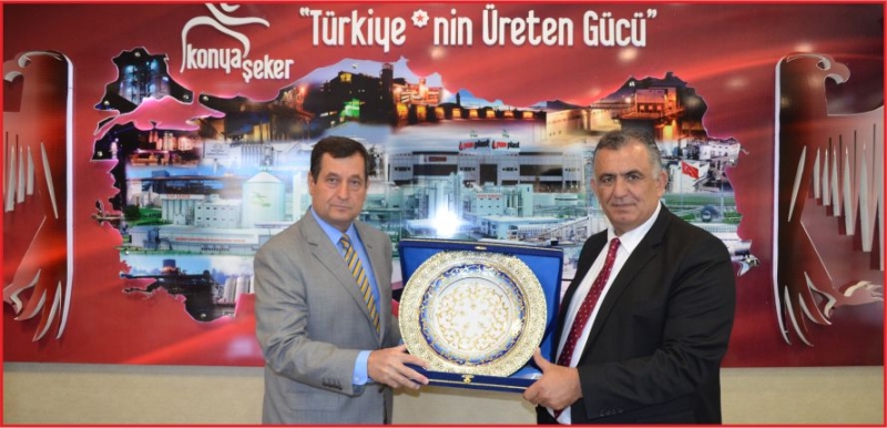 KKTC TARIM BAKANI ÇAVUŞOĞLU KONYA ŞEKER’İ ZİYARET ETTİ