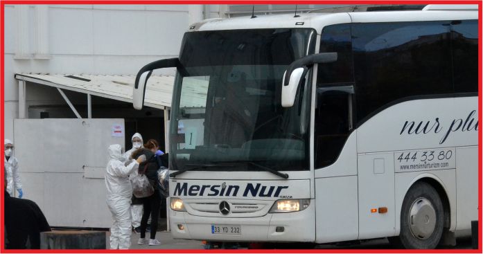 KKTC'DEN GELEN 141 KİŞİ KARAMAN'DA YURDA YERLEŞTİRİLDİ