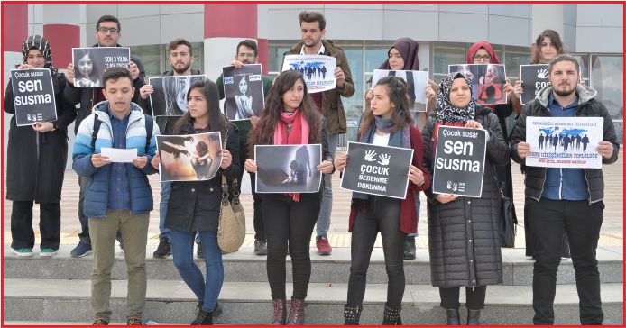 KMÜ ÖĞRENCİLERİNDEN İSTİSMARA TEPKİ