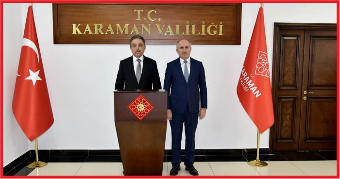 KONYA VALİSİ TOPRAK’TAN VALİ MERAL’E NEZAKET ZİYARETİ