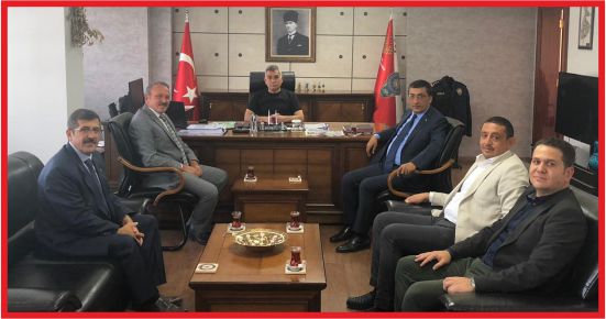 KTB’DEN BAŞHEKİM VE EMNİYET MÜDÜRÜ ZİYARETİ