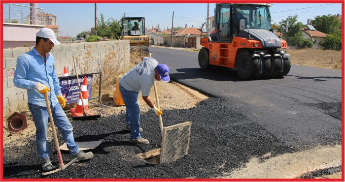LARENDE VE SÜMER’DEASFALTSIZ SOKAK KALMADI