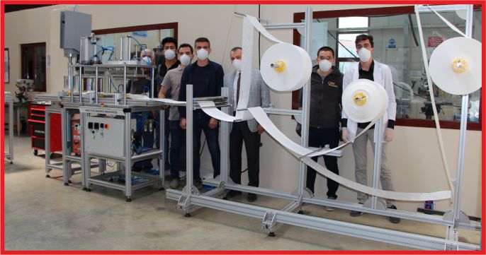 MEB, N95 STANDARDINDA MASKE MAKİNESİ ÜRETTİ
