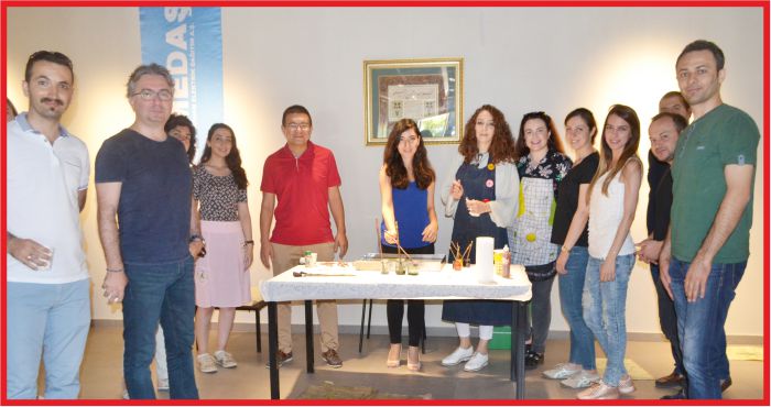 MEDAŞ’TAN EBRU SANATI EĞİTİMİ