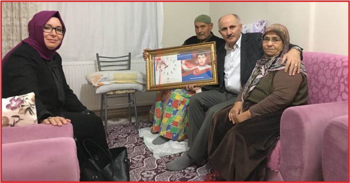 MERAL AİLESİNDEN ŞEHİT AİLELERİNE ANLAMLI ZİYARET