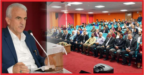 MEVLÜT KUNTOĞLU PERSONELİYLE VEDALAŞTI