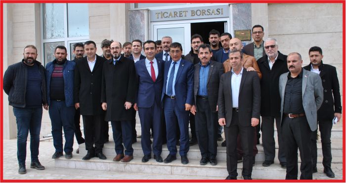 MHP BELEDİYE BAŞKAN ADAYI SAVAŞ KALAYCI’DAN BORSA ZİYARETİ