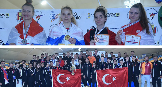 MİLLİ TAEKVONDOCULAR’DAN 5 MADALYA !