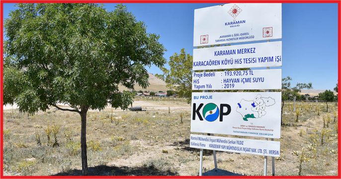 MODERN SULAMA SİSTEMLERİ YAYGINLAŞIYOR