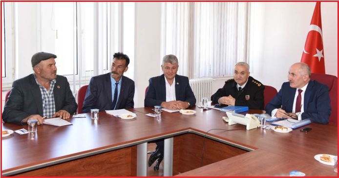 NİSAN AYI MUHTARLAR TOPLANTISI YAPILDI