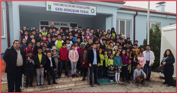 ÖĞRENCİLER GERİ DÖNÜŞÜM TESİSİNİ GEZDİLER