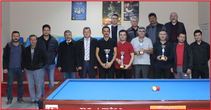 ÖĞRETMENLER BİLARDO TURNUVASINDA BULUŞTU