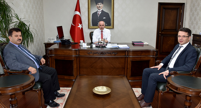 ORMAN BÖLGE MÜDÜRÜNDEN VALİ MERAL’E NEZAKET ZİYARETİ