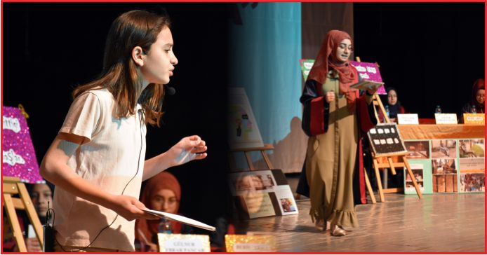 ORTAOKUL ÖĞRENCİLERİ TEZLERİNİ SAVUNDU