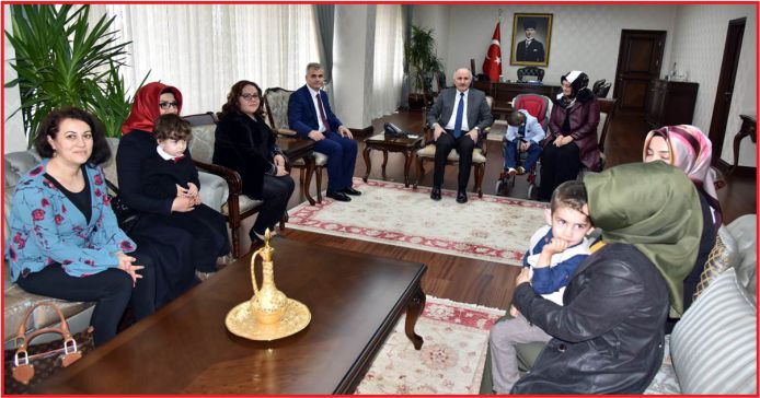 ÖZEL EĞİTİM ANAOKULUNDAN VALİ MERAL’E ZİYARET