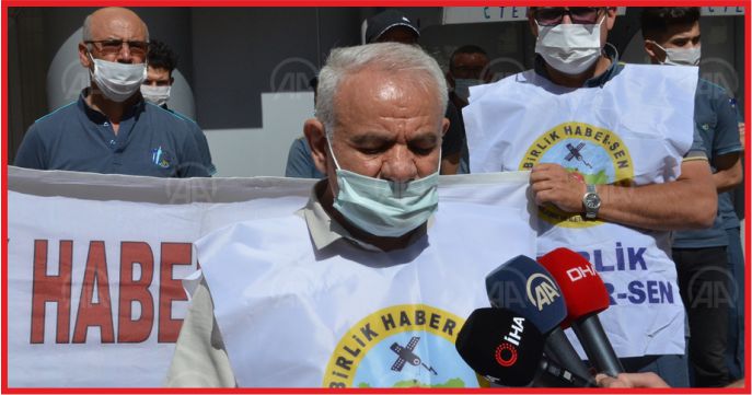 PTT’DE POSTACIYA YAPILAN SALDIRIYI PROTESTO