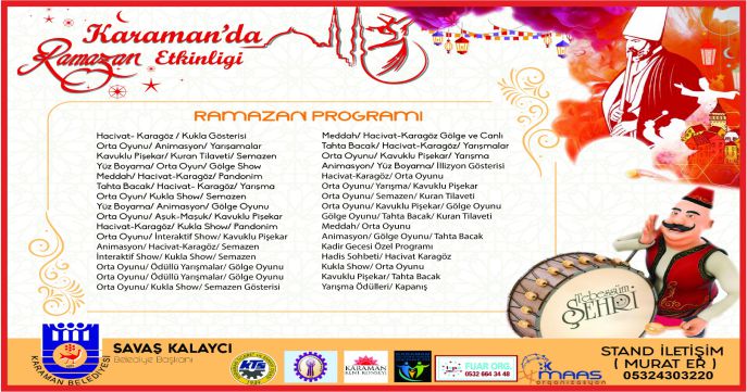 RAMAZAN AKŞAMLARI DOLU DOLU GEÇECEK