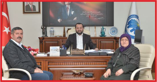 REKTÖR AKGÜL, ŞEHİT AİLESİNİ AĞIRLADI