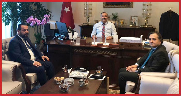 REKTÖR AKGÜL’DEN, METİN KIRATLI’YA ZİYARET