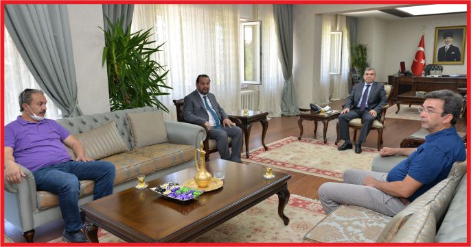 REKTÖR AKGÜL’DEN VALİ IŞIK’A HAYIRLI OLSUN ZİYARETİ