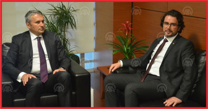 ROMANYA'NIN ANKARA BÜYÜKELÇİSİ ŞOPANDA, İŞ İNSANLARIYLA BİR ARAYA GELDİ