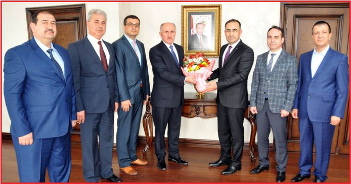 SAĞLIK ÇALIŞANLARINDAN VALİ MERAL’E ZİYARET