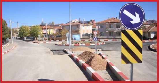 SAKABAŞI MAHALLESİ’NDEKİ KAVŞAK TAMAMLANDI