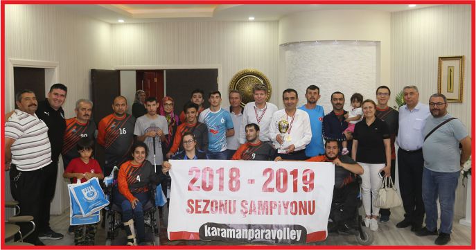 ŞAMPİYON SPORCULARDAN BAŞKAN KALAYCI’YA ZİYARET
