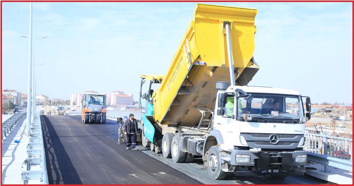 SANAYİ KÖPRÜLÜ KAVŞAĞI’NDA SON DÜZENLEMELER