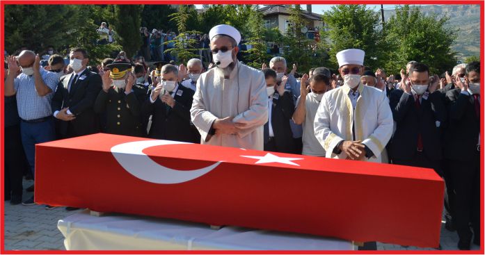 ŞEHİDİMİZ SON YOLCULUĞUNA UĞURLANDI!