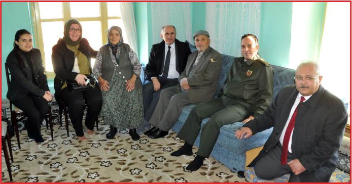 ŞEHİT AİLELERİ VE GAZİLER ZİYARET EDİLDİ