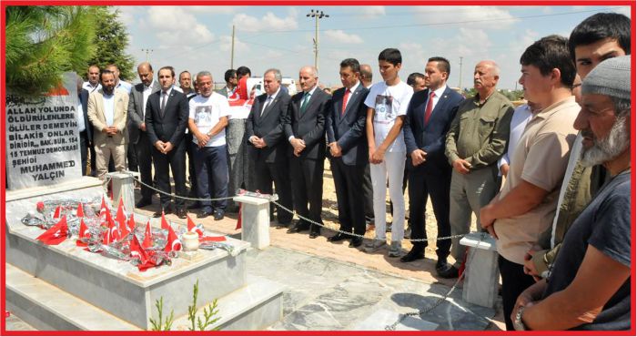 ŞEHİTLERİMİZ İÇİN ANMA PROGRAMI DÜZENLENDİ