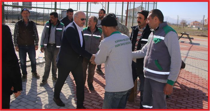 “ŞEHRİN GÜZELLEŞMESİ ADINA YEŞİLE BÜYÜK ÖNEM VERİYORUZ”