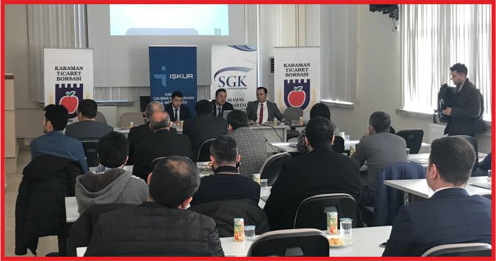 SGK VE İŞ-KUR TARAFINDAN TİCARET BORSASINDA EĞİTİM VERİLDİ