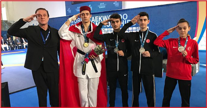 TAEKVONDOCU ATEŞLİ DÜNYA ŞAMPİYONU