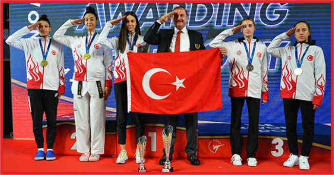 TAEKWONDO’DA AVRUPANIN ZİRVESİNDEYİZ