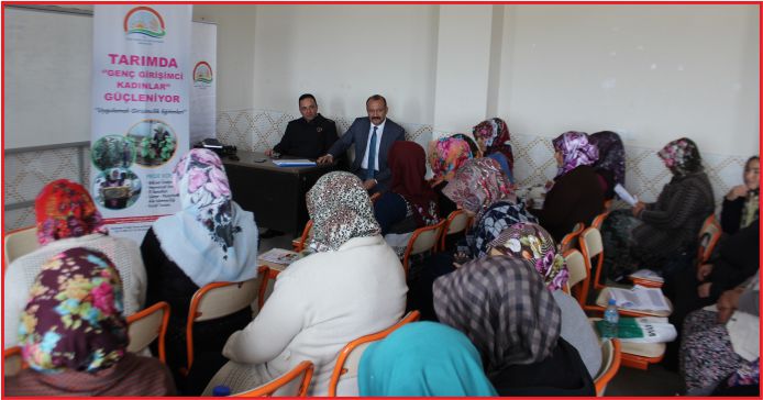 TARIMDA GENÇ GİRİŞİMCİ KADINLAR GÜÇLENİYOR PROJESİ